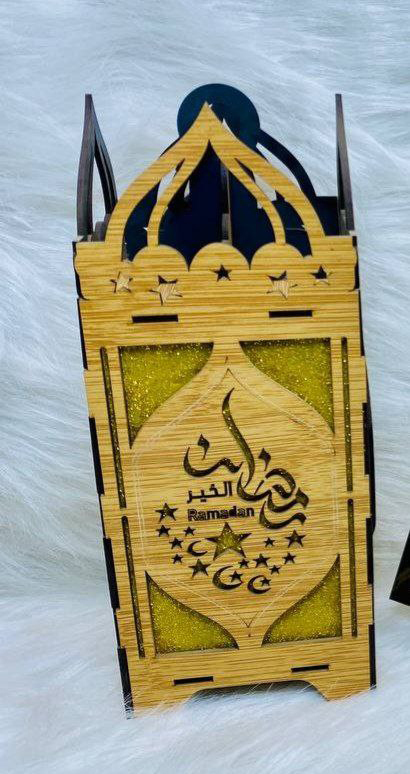 فانوس رمضان خشبي صغير