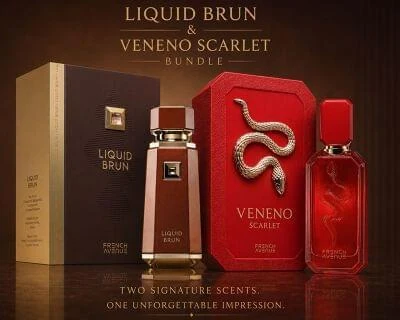Liquid brun & Veneno Scarlet offer